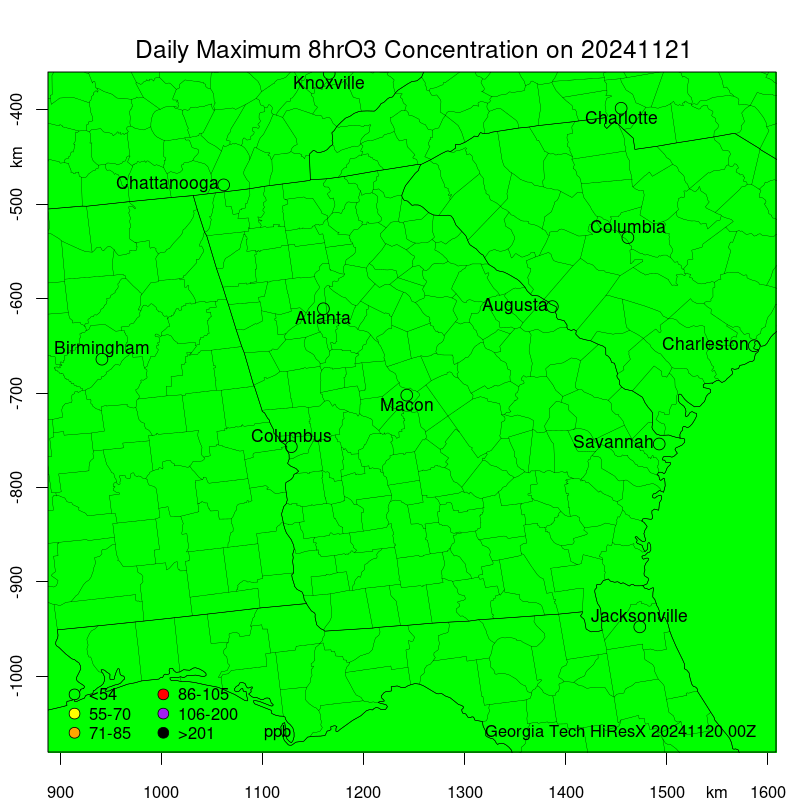 Daily Source Impact Forecast Map Not Found